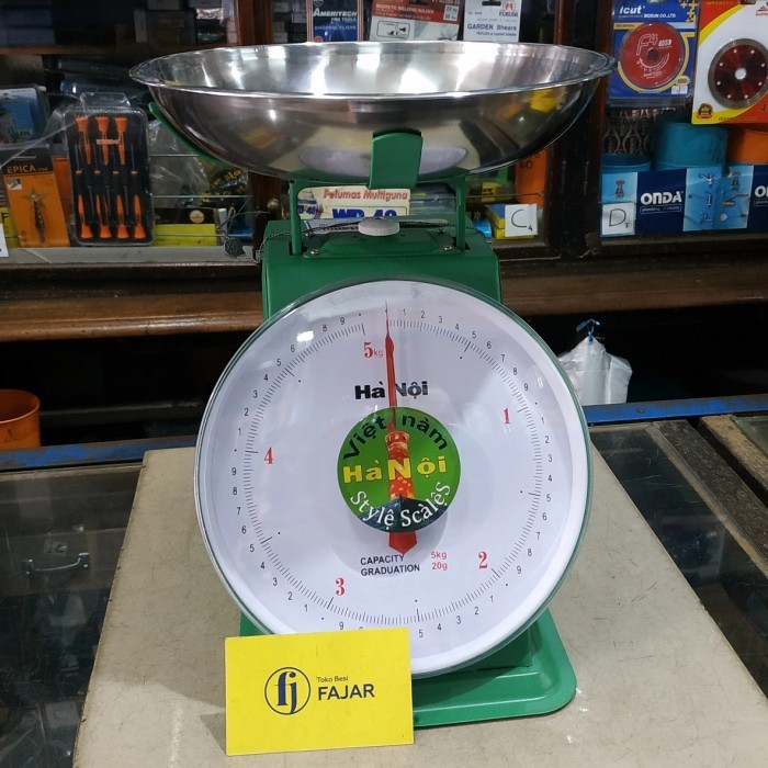 *$*$*$*$] Timbangan duduk Vietnam 5 kg / Timbangan jarum model piring 5 kg