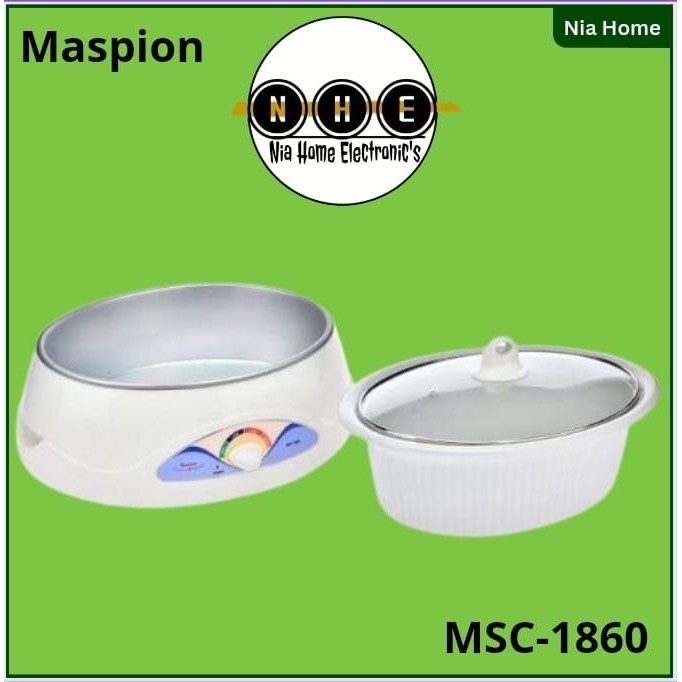 Slow Cooker Maspion 6 Liter - MSC1860 MSC-1860 MSC 1860