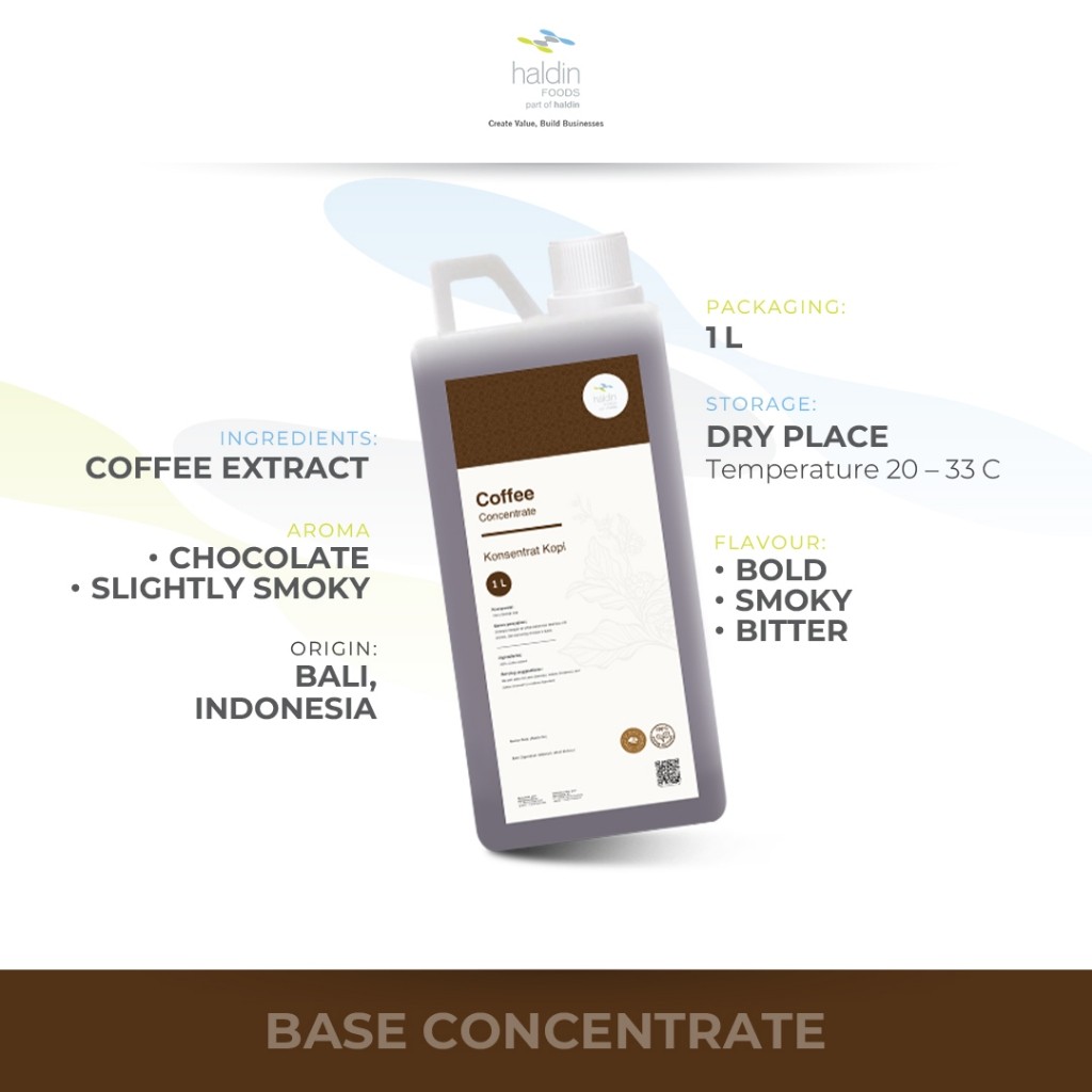 

haldinfoods Kopi Konsentrat Altopresso Alternatif Coffee Concentrate - 1 liter