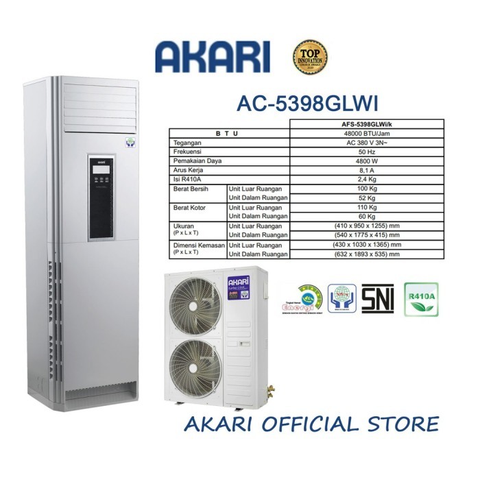 READY STOKKK AC STANDING 5PK AKARI AFS5398GLWI