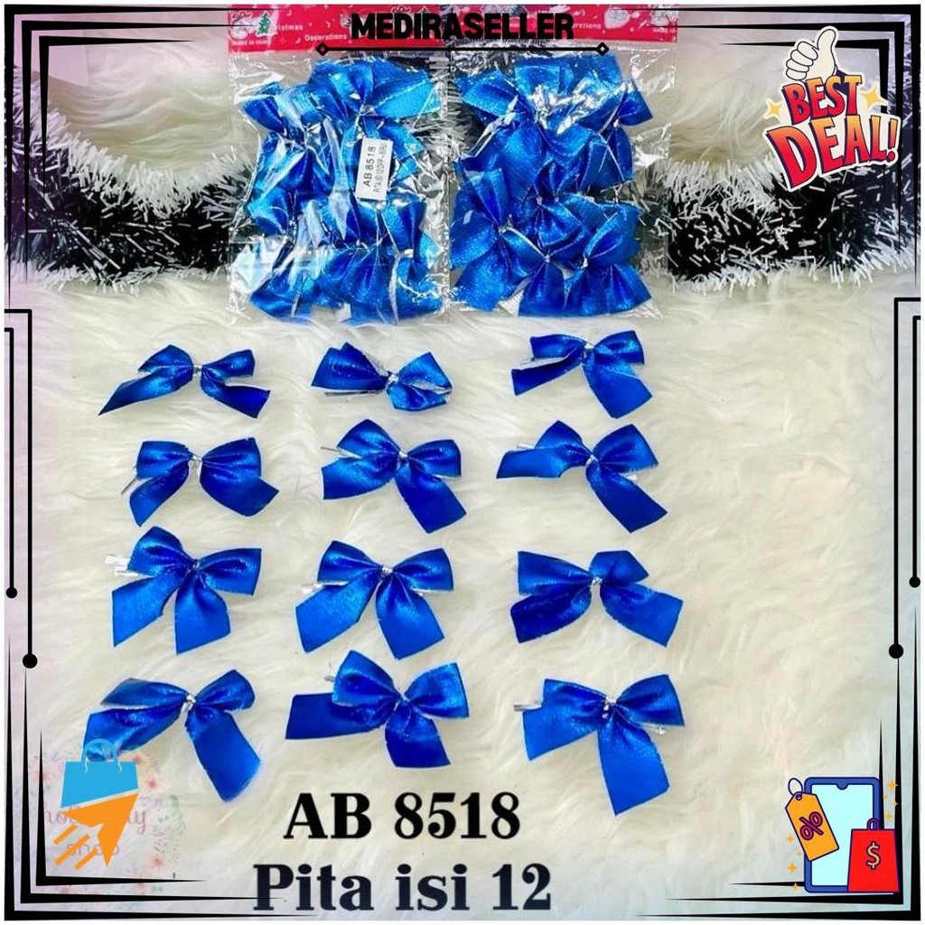 

Pita Pohon Natal - Dekorasi Hampers Natal - Hiasan Gantungan Pita Lonceng Pohon Natal Bisa Untuk Hampers Gift Box D Termurah