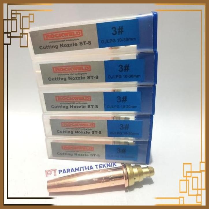 

[PMT] Cutting tip LPG strong 8 no 3 st8 / mata nozzle blender potong st-8