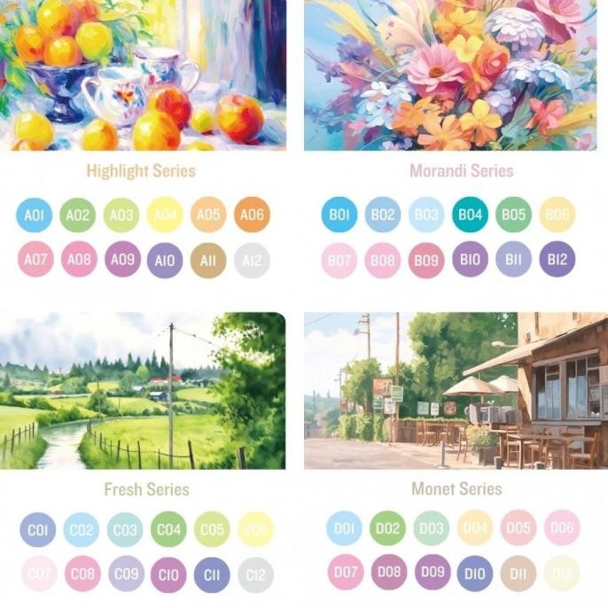 

Gelly Acrylic Marker Monet Series [CREATIV]