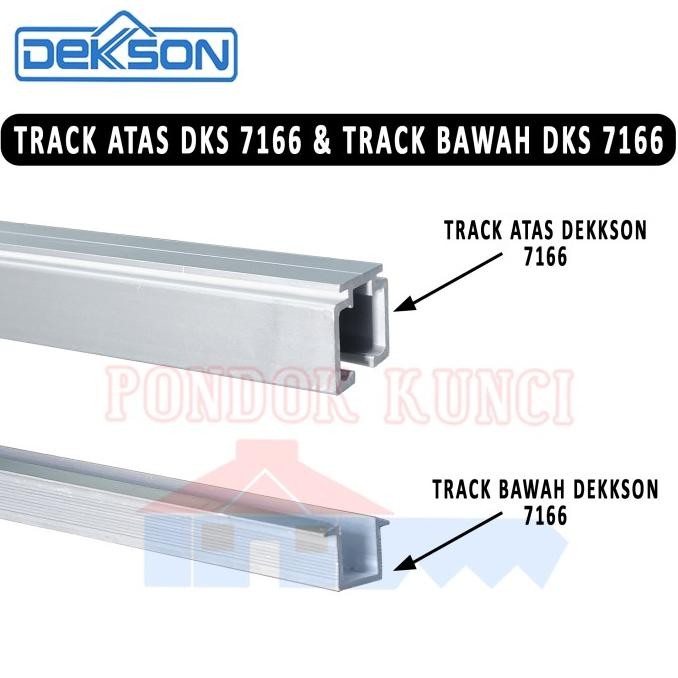 Rel Atas Dan Bawah Pintu Lipat Dekkson 7166 KRW