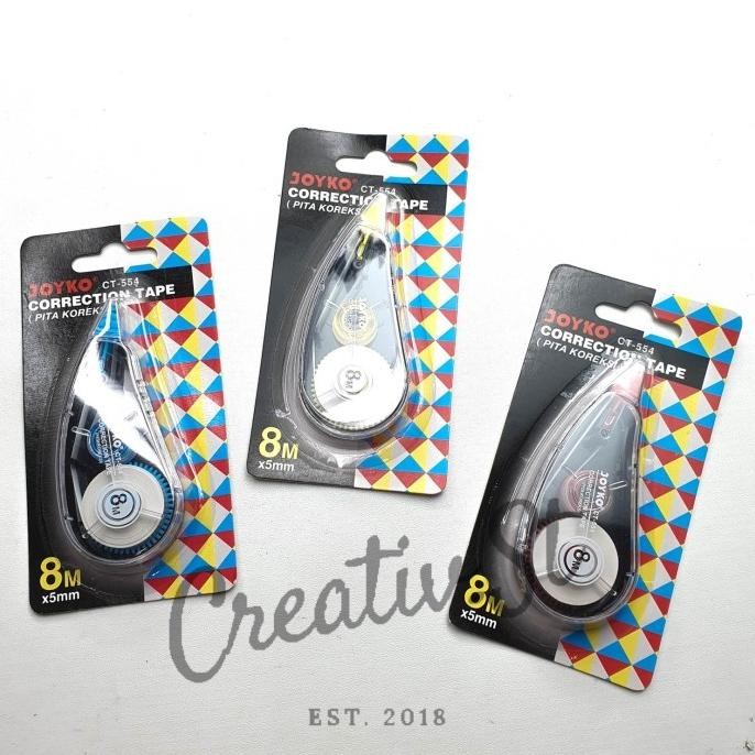 

BEBAS ONGKIR - Correction Tape / Pita Koreksi Joyko CT-554 8 m