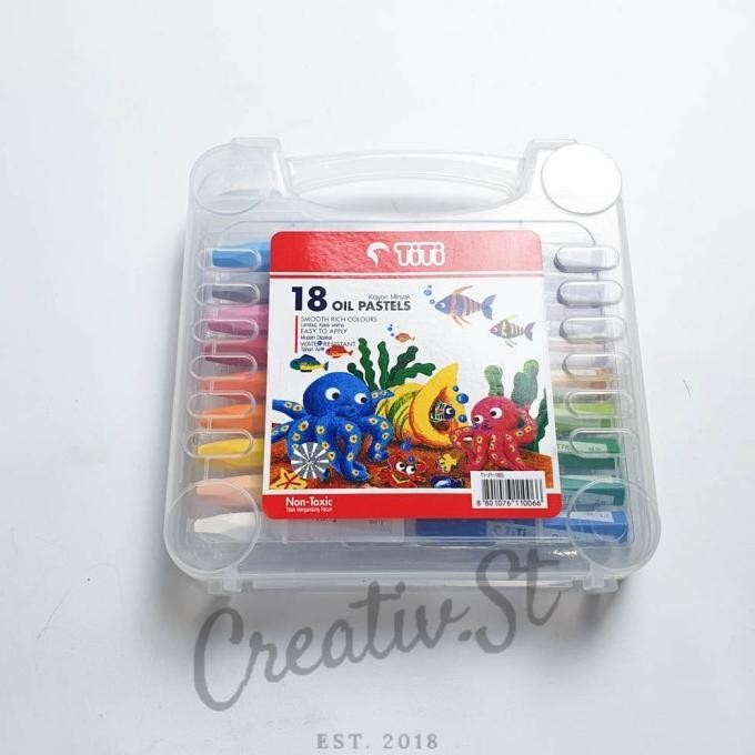 

BEBAS ONGKIR - Crayon Joyko Oil Pastels 18 Warna Case