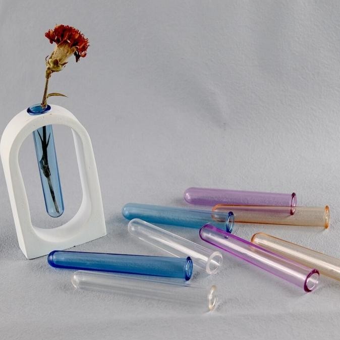 5/10 Pcs Acrylic Test Tube For Plant Incubator Flower Concrete Cement