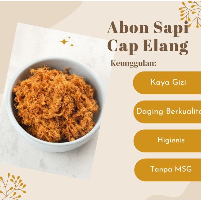 

Abon Sapi Cap Elang 250 Gram Makanan Kering Siap Saji