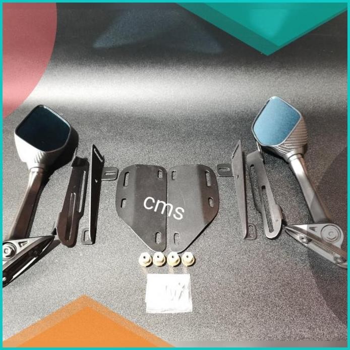 breket serpo plus spion r25 panjang plus baut anti jebol all new nmax