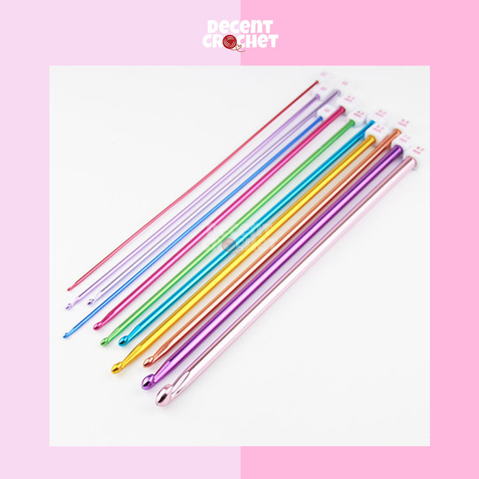 

Tersedia [SET] Jarum Rajut Hakpen Crochet Hook Tunisian Hook 11 size 20 Cm