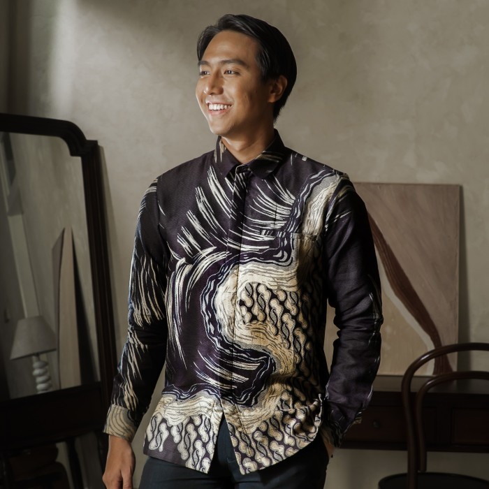 Danadian - Mandalas Kemeja Batik Pria Lengan Panjang