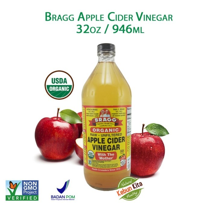 

HRG DISKON Bragg Organic Raw Apple Cider Vinegar 32oz (946ml)