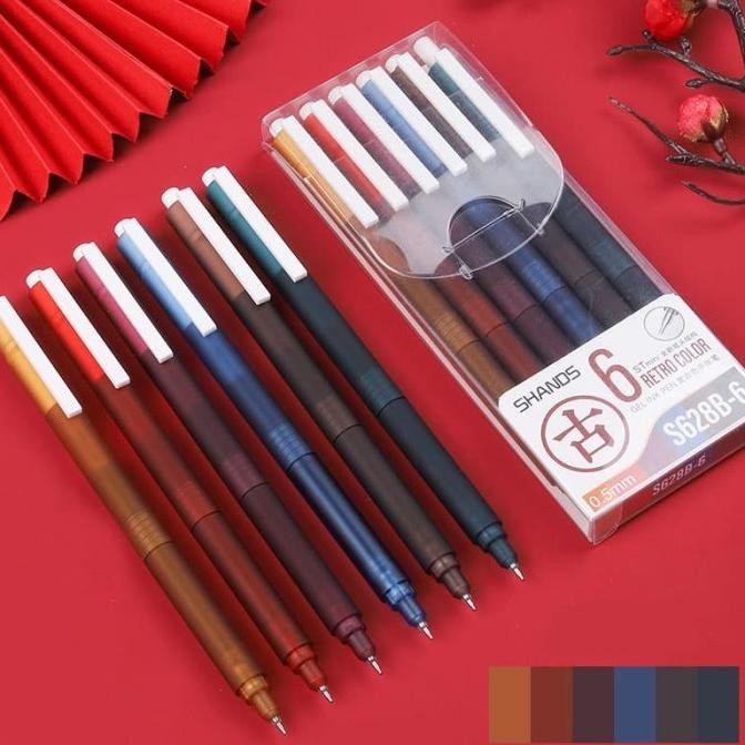 

BEBAS ONGKIR - Shands Retro Color Gel Ink Pen [CREATIV]