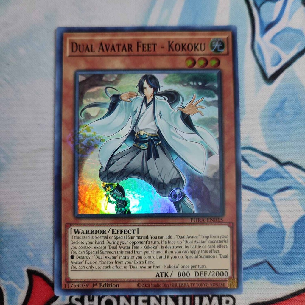 yugioh dual avatar feet kokoku PHRA super rare  original