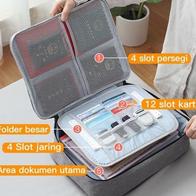 

TAS PENYIMPANAN SERTIFIKAT TAS DOKUMEN BAG / FILE TRAVEL BAG -