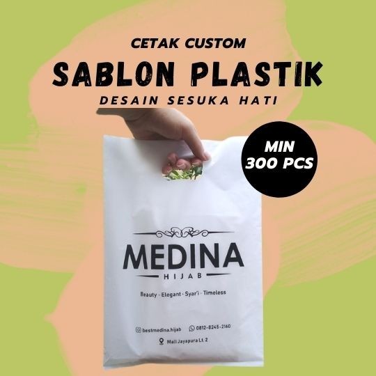 

SABLON CETAK KANTONG PLASTIK PACKING ONLINE BISA CUSTOM