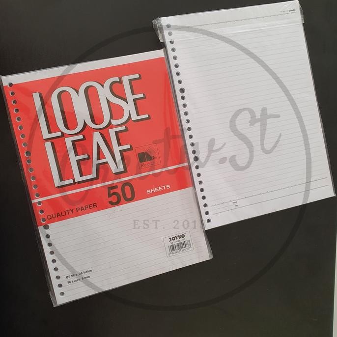 

TERMURAH - Loose Leaf B5 50 Lembar JOYKO