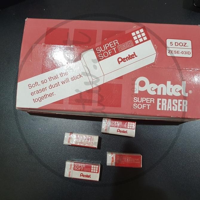 

Penghapus Pensil Pentel ZESE-03ID Putih