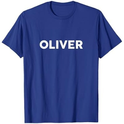 Kaos Yang Bertuliskan OLIVER Kaos OLIVER County Sederhana |c2fIpnS8|