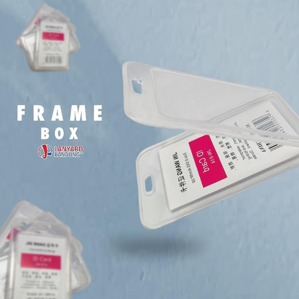 

FRAME BOX / card holder transparan box tutup / casing idcard / frame kartu id card