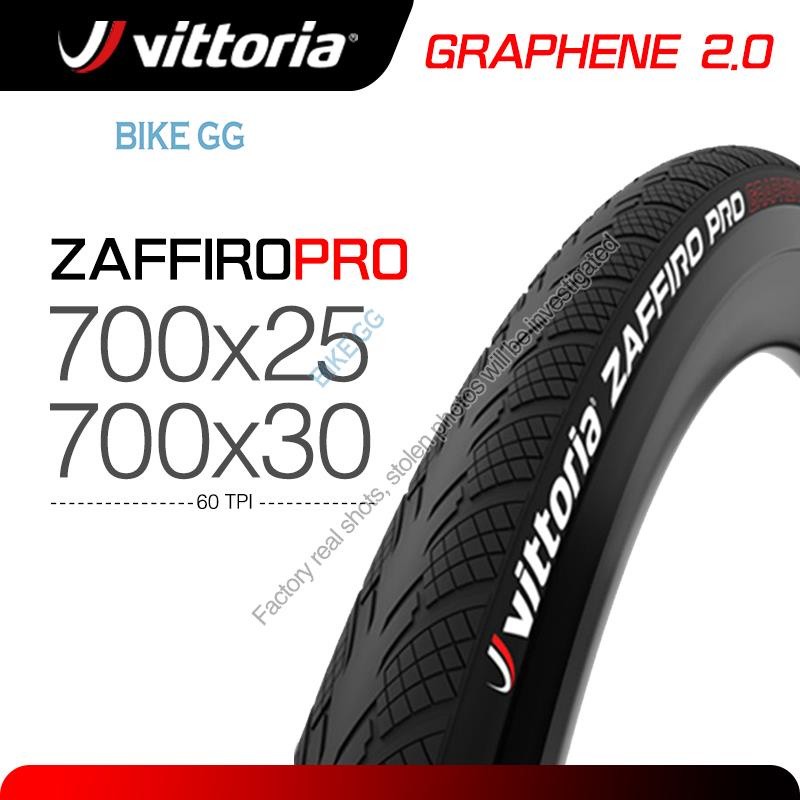 Vittoria zaffiro pro 700x25C/28C/30c Ban Clincher Graphene 60TPI Ban Latihan Clincher 700C Ban Seped