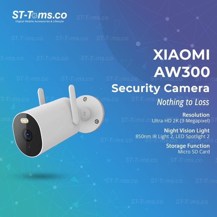 Xiaomi AW300 AW 300 Outdoor CCTV Security Camera IP Camera 2K Full HD
