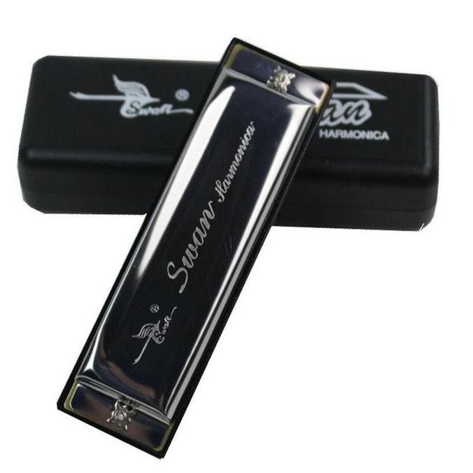 

Harmonika Diatonik Suzuki Folkmaster & Swan 10 Holes Kunci C D G A E F B DS99