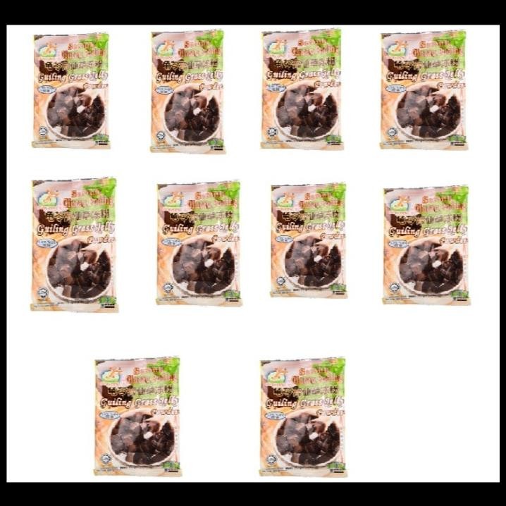 

Paket Happy Grass Serbuk Cincau Pudding Guiling Gress Jelly Isi 10 Bks