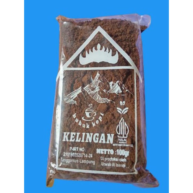 

KOPI BUBUK ASLI LAMPUNG MERK KELINGAN 1 kg (kemasan 100 gr/10 bungkus)