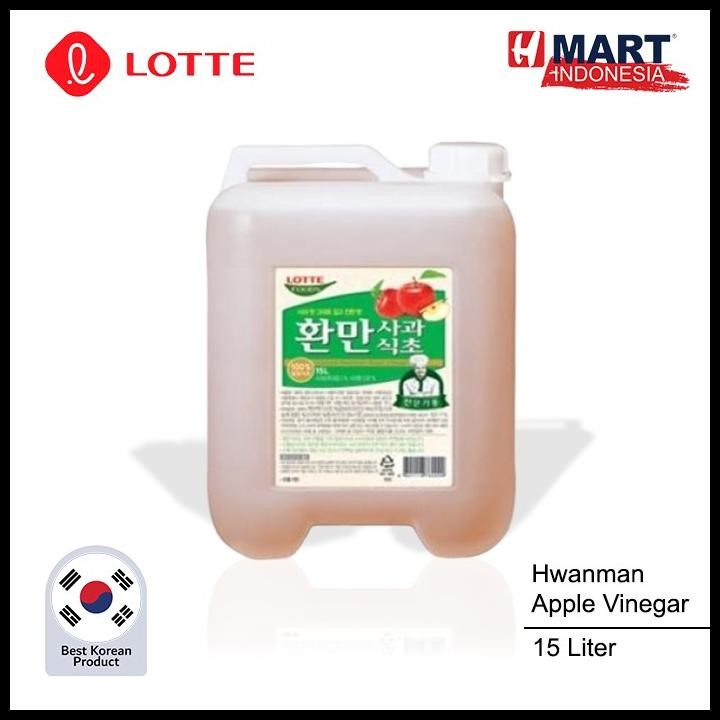 

Lotte Hwanman Apple Vinegar - Bumbu Saus Cuka Apel Korea 15L