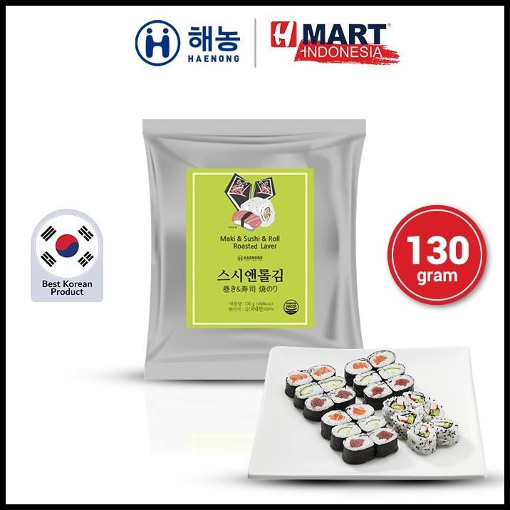 

Haenong Maki & Sushi & Roll Roasted Laver - Rumput Laut Panggang Untuk Membuat Sushi & Kimbap 130G