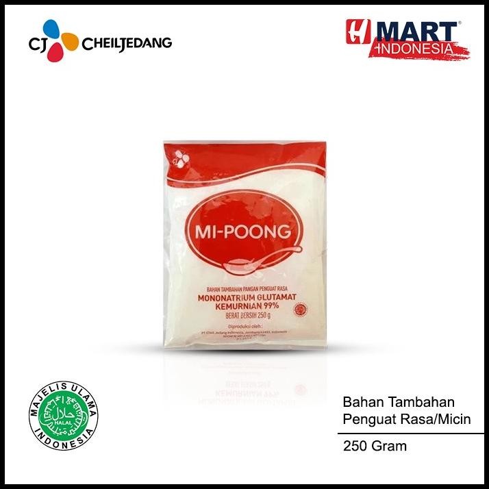 

Cj Mi-Poong - Bahan Tambahan Pangan Penguat Rasa - Micin Halal 250G