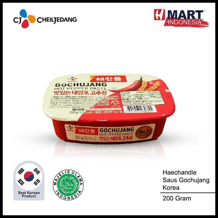 

Cj Haechandle Saus Gochujang Halal Mui - Pasta Cabai Korea 200G Halal