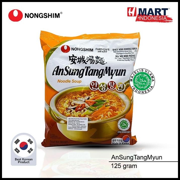 

Nongshim Ansungtangmyun Noodle Soup - Mie Instan Korea Halal