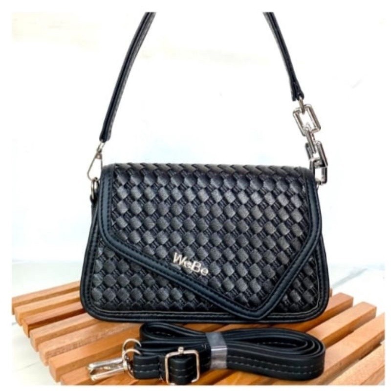 [SDW] pekanbaru/Tas Selempang Bahu Wanita Varian Warna Shoulder Hand Bag Webe Trendy Anyaman Lembut 