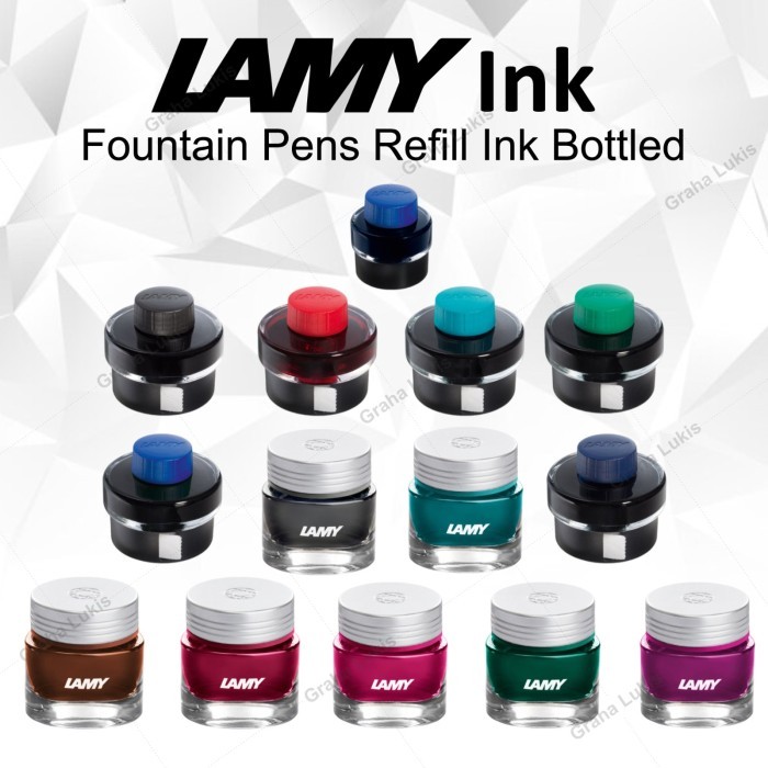 

Sale Lamy Ink / Refill Tinta Fountain Pen 30Ml / 50Ml / Crystal Ink