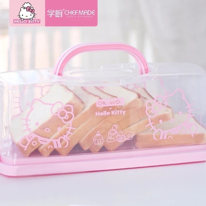 

Chefmade KT7106 - Tempat Penyimpanan Roti Hello Kitty Bread Box 36.4cm