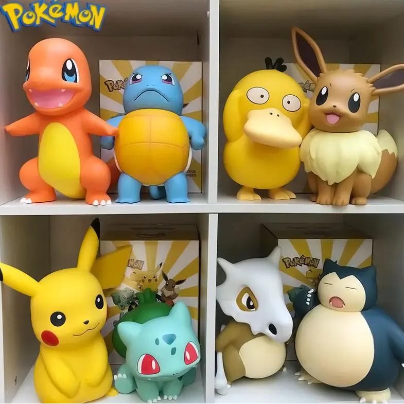 pokemon pikachu large figure charmander eevee ibrahimovic porkby squirtle doll model figurine toy or