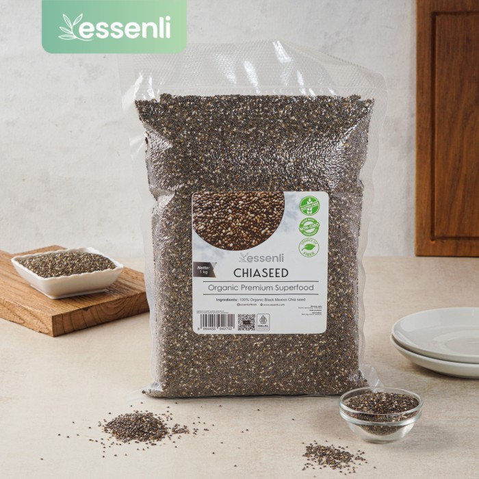 

Premium Organic Chiaseed 1Kg / Biji Chiaseed Premium 1Kg