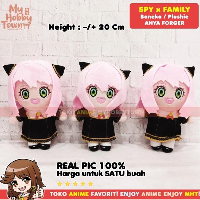 Boneka Anya Forger Spy X Family Karakter Anime Cosplay