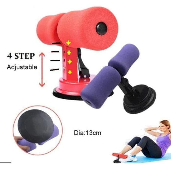 

terbaru alat bantu sit up dengan 4 step adjustable / alat situp gym portable