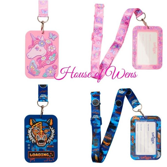 

SMIGGLE HEY THERE LANYARD ID CARD ORIGINAL - GANTUNGAN ID CARD