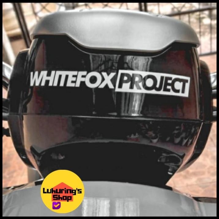 

DISKON CUTTING STICKER TEXT WHITEFOXPROJECT , LOGO PROJECTNYA BOLONG !!!!