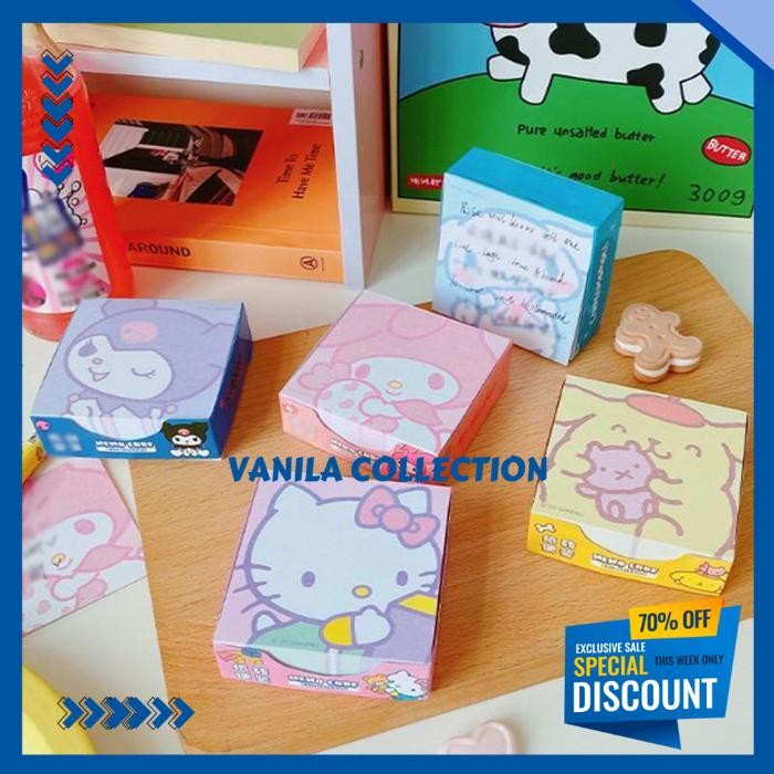 

KARTUN SANRIO BUKU CATATAN SISWA MEMO BELAJAR CATATAN TEMPEL BUKU PEGANGAN LUCU JEPANG-GS BEST SELLER