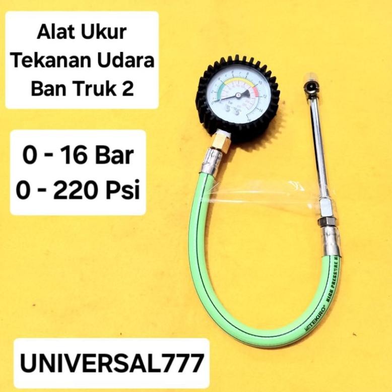 Spiro Alat Ukur Tekanan Ban Truk 2 Tire Pressure Gauge Cek Tekanan Udara