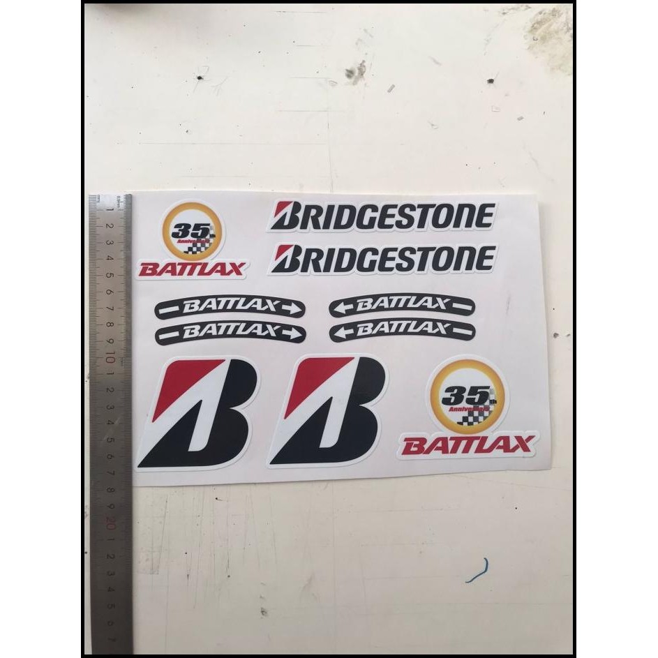 

BEST DEAL STICKER PACKS BRIDGESTONE BATTLAX 35TH ANNIVERSARY