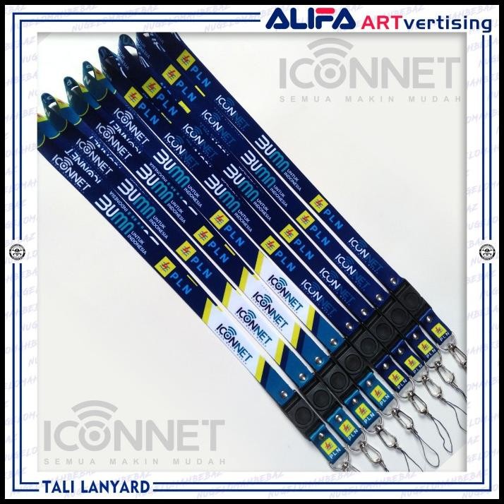 

GRATIS ONGKIR TALI LANYARD GANTUNGAN ID CARD/HP/KUNCI/DLL.. ICONNET PLN !!