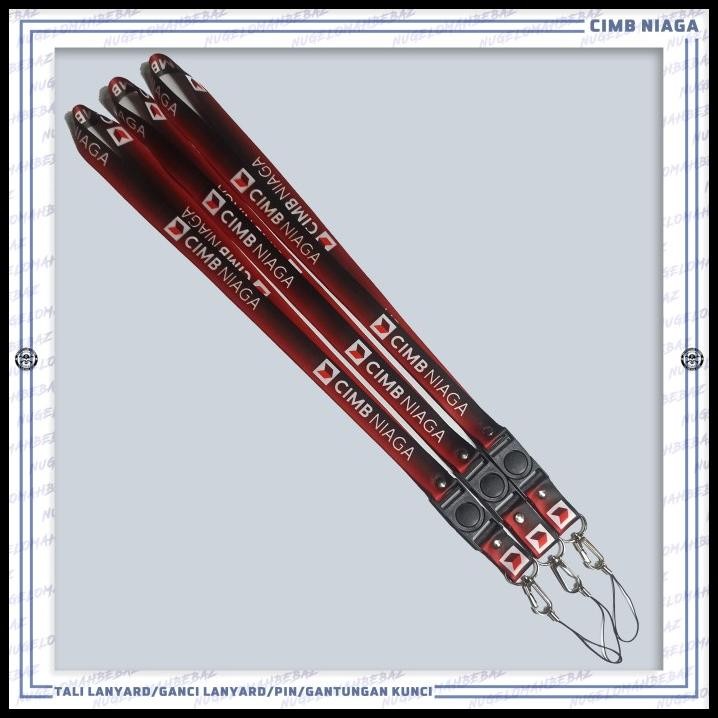 

GRATIS ONGKIR TALI LANYARD GANTUNGAN ID CARD/HP/KUNCI/DLL.. CIMB NIAGA !!!