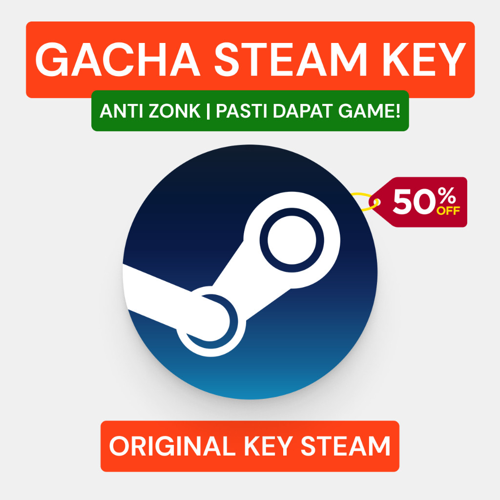 Gacha Steam Key Random - Game Steam PC Laptop Steam Deck Ayaneo ROG Ally