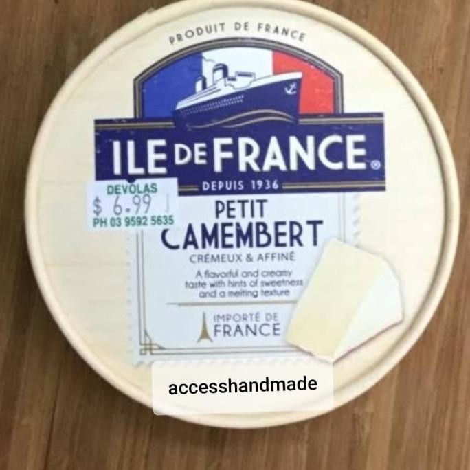 

Ile de France Petit Camembert soft cheese mirip brie keju lembut BS76